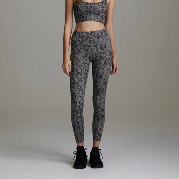 Varley Century Leggings Snake Python Print - Picture 1 of 8